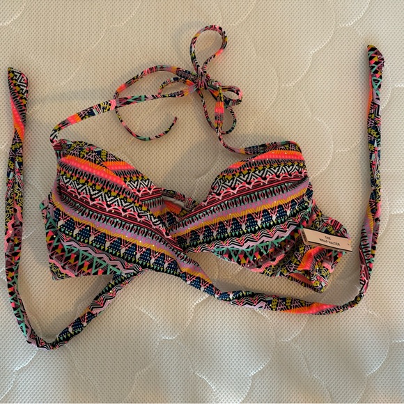 Victoria’s Secret The Wrap Halter Bikini Top NWT - Picture 1 of 5